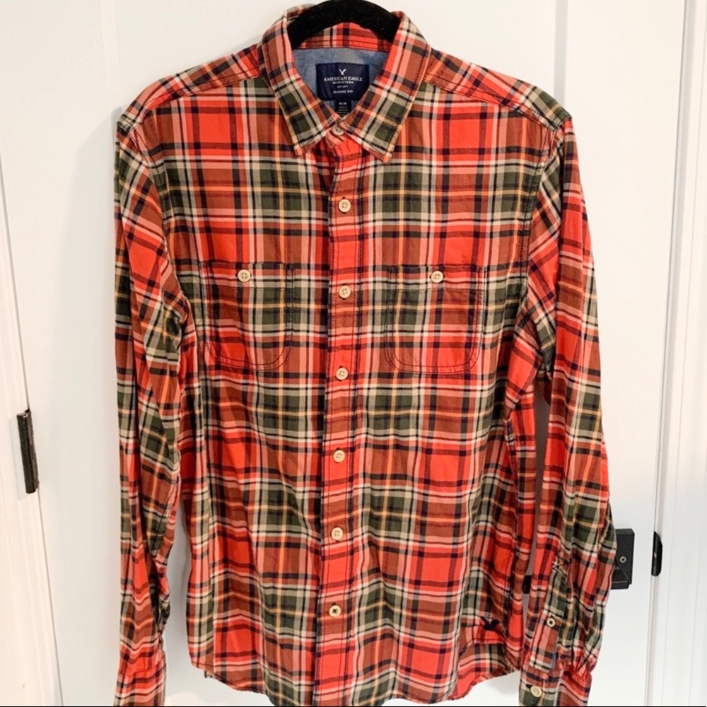 American Eagle Men’s Lightweight Flannel